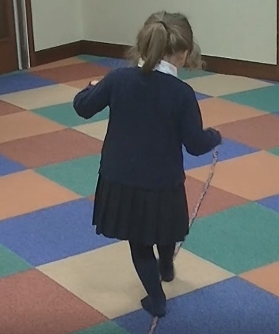 Aitana, transformación gracias a la estimulación propioceptiva