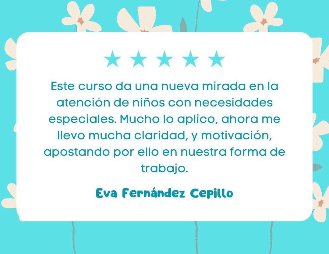 Testimonio del curso básico de neurodesarrollo infantil