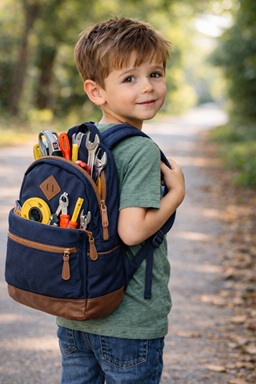 Niño en el camino de su desarrollo